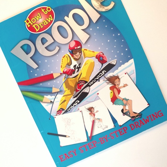 4/$15 🌻 How To Draw People Art Book - Picture 1 of 3